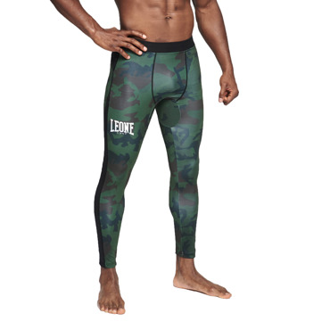 LEONE CAMO SPORT TIGHTS-GREEN